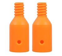 Healifty 2pcs Threaded Pole Adapter for Broom Handle Tip Replacement, Plastic Material with Quick Removal and Easy Installation, Suitable for Household Cleaning Tools and Extension Poles