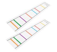 Healifty 2pcs Transparent Finger Position Markers for Violin Beginners Guide Stickers for Learning Scales and Accurate Finger Placement