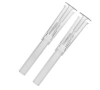 Healifty 2pcs Water Fountain Nozzle Plastic Pond Fountain Spray Head for Garden Pond Water Feature Fish Tank Easy Install Break Resistant
