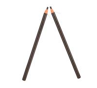 Healifty 2pcs Waterproof Sweatproof Eyebrow Makeup Pencils Deep Brown Wood Brow Marker Smudge-Resistant Portable Eyebrow Beauty Tools for Women