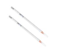 Healifty 2pcs White Eyeliner Pencil Set with Waterproof and Sweatproof Formula, Easy to Colour and Delicate Makeup Application, for Highlighting Eyes in Daily Use