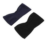 Healifty 2pcs Windproof Ear Warmer Headbands for Women Sports Enthusiasts, Polar Fleece Material with Stretchy Fit, for Running and Outdoor Activities