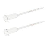 Healifty 2pcs Wine Hydrometer Glass Vinometer 0-25% Alcohol Content High Precision Measuring Tool for Home Brewing and Winemaking Supplies