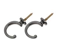 Healifty 2pcs Zinc Alloy Curtain Tieback Curtain Holdback Sturdy Multi-Purpose Elegant Design for Modern Themed Rooms and Villas