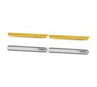 Healifty 2sets Crumb Collector Portable Bread Crumb Sweeper for Cleaning for Restaurant Use Lightweight with Durable Clamp Handle Gold Silver 2pcs*2