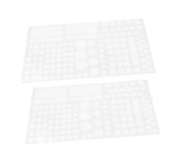 Healifty 2sheets Led Light Blocking Stickers Light Dimming Decals for Routers Outlets Switches White Blackout Blind Stickers Sun Protection for Sleep