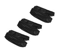 Healifty 3 Pairs PVC Arm Sleeves Covers Kitchen Cooking Oversleeves Stain Resistant Arm Protector for Dishwashing and Household Use Black and Red