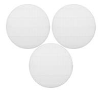 Healifty 3 Pcs Nail Dust Collector Replacement Filters, 12Cm Round Manicure Dust Extractor Screens for Salon and Home Use Acrylic Nail Tools