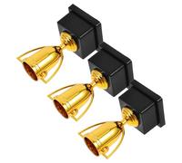 Healifty 3 Pcs Plastic Mini Trophies Gold Award Cups and Adults, Competition Winner Trophy Cups for Sports Events, Halloween Party Prizes and Game Rewards