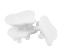 Healifty 3 Pcs Scale White Tea Table for Dollhouse Living Versatile Decorative Accessory Enhancing Imaginative Play and Educational Value