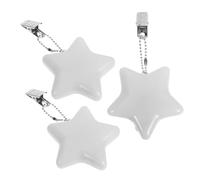 Healifty 3 pcs Star Shaped LED Purse Lights Touch Sensor Handbag Night Lights for Easy Item Finding Safety Material