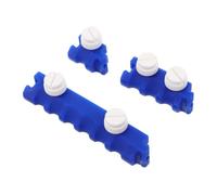 Healifty 3 Set Auto Dent Removal Tool Kit with Plastic Fulcrum Protector and Anti-slip Clamp Hook Paintless Dent Repair Puller Compact and Portable Automotive Fixer