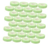 Healifty 30 Rolls Wide Breathable Non-woven Fabric Lash Tape for Eyelash Extensions Gentle Makeup Tape for Eye Use Meters Per Roll Professional Lash Extensions Supplies Green