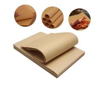 Healifty 300 Sheets Food Grade Paper Wrapping for Sandwiches Bread Cheese and French Fries Non-Waxed High-Grade Wood Pulp Food Storage Wrap Disposable Greaseproof for Cooking and Serving