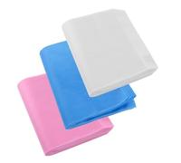 Healifty 300pcs Nail Dust Collector Replacement Filters, Non-Woven Disposable Vacuum Cleaner Sheets for Nail Dust Vacuum, White Pink Blue Filters for Salon and Home Use