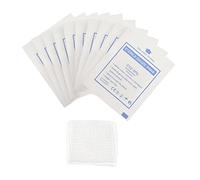 Healifty 30pcs 5cm x 5cm Non Woven Cotton Gauze Pads Sterile Dressings for Home Outdoor