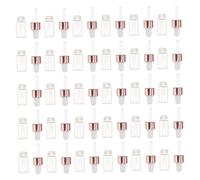 Healifty 30Pcs Glass Dropper Bottles for Essential Oils Dispenser Portable Transparent Aromatherapy Bottles for Crafts and Scientific Use
