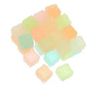 Healifty 30pcs Luminous Simulated Cube Sugar Charms Mixed Colors, Glow-in-the-dark Candy Craft Accessories for Dollhouse Decor and DIY Phone Case Embellishments Random Color