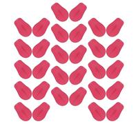 Healifty 30pcs Mini Dog Tongue DIY Accessories 13x8mm Small Resin Simulation Tongue Props for Doll Making and Stuffed Animal Crafts