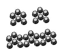 Healifty 30pcs Volume Control Knob for Electric Guitar Potentiometer Knob Replacement Instrument Accessory for Volume Adjuster and Tone Control