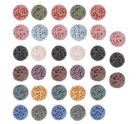 Healifty 33pcs Volcanic Stone Essential Oil Diffuser Beads 10mm round Lava Rock Aromatherapy Stones for Home and Bedrooms Efficient Fragrance Diffusion Natural Aroma