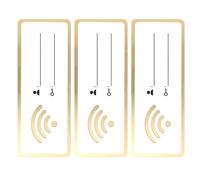 Healifty 3pcs Acrylic Wifi Password Sign with User-friendly Design Compatible with Devices and Operating Systems, for Office Decor and Hotel Wifi Password Display