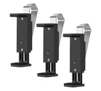 Healifty 3pcs Adjustable Car Remote Holder Sun Visor Clips for Garage Door Gate Remote Fits Car Models Secure Remote Storage
