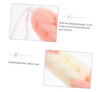Healifty 3pcs Bath Loofah Sponges for Adults Long Exfoliating Body Scrubber Soft Shower Supplies with Rich Bubbles Lightweight Skin Cleansing Sponges for Daily Use and Travel