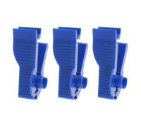 Healifty 3pcs Catheter Clamp Tubing Clamps Dialysis Tubing Closure Dialysis Supplies Blue