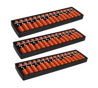 Healifty 3pcs Chinese Style Abacus Math for Lightweight Arithmetic Counting Tool for Early Education Interactive School Supplies to Enhance Mental Calculation Skills