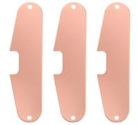 Healifty 3pcs Copper Base Plates for Single Coil Pickups Compatible with St Electric Guitars, Providing Vibrant Authentic Tones and Stable Performance for Creative Expression and Live