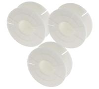 Healifty 3pcs Copper Wire Audio Cable Carrier Large Coil Frequency Divider Frame White Cord Storage Reel for Speaker Accessories in Live Sound Applications