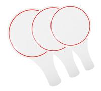 Healifty 3pcs Dry Erase Scoreboards Set 20x30cm, 15x25cm, 10x20cm Foam Writable Handheld Voting Paddles for Judges Auctions Classroom and Event Scoring