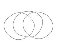 Healifty 3pcs Elastic Garbage Can Bands Garbage Can Bands Cord 27.51x27.51x0.08in Grey Elastic Rope Sturdy and Stretchy Material Secure Hold Bags Easy to Install and Remove Kitchen Home Use