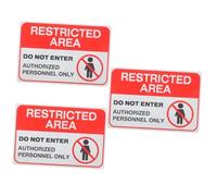 Healifty 3pcs Entry Sign Do Not Enter Warning Sign No Close The Gate Warning s Beware of Dog s for Fence Vehicle Warning Please Block Iron