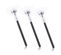 Healifty 3pcs Fan-shaped Lash Brushes Angled Eyelash Separators Mascara Wands for Precise Eye Makeup Application and Lash Definition