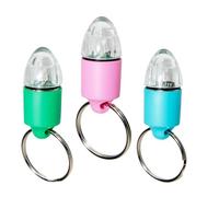 Healifty 3pcs Glowing Pendant for Pet Collar, Lightweight Bite Resistant Abs Acrylic Dog Light Pendant with Button Battery Included, Easy to Disassemble Neck Hanging Adorn for Pet to Wear