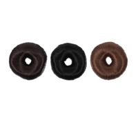 Healifty 3pcs Hair Bun Extension Ponytail Holder Messy Hair Bun Extension Comfortable for Day Wear for Daily Use