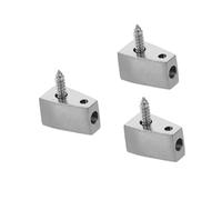 Healifty 3pcs Headless Guitar String Lock Nut Split Design Electric Bass Bridge Retainer for Easy Installation and Enhanced Tuning Stability Musical Instrument Repair Parts