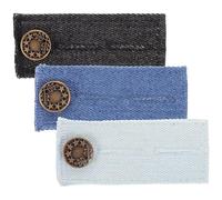 Healifty 3pcs Jeans Pants Button Extender Adjustable Waistband Extenders for Men Women Denim Metal Sturdy Easy to Use Maternity Pants Trousers Repair