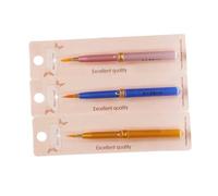 Healifty 3pcs Lip Liner Brush Set for Women with Fiber and Pu Material, Convenient and Even Application Makeup Tool for Professional and Daily Use Random Color