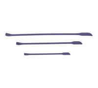 Healifty 3pcs Mini Silicone Makeup Spatulas Double-ended Cosmetic Scrapers for Precise Skincare and Makeup Application Portable Small Beauty Tools