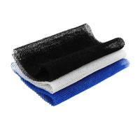 Healifty 3Pcs Nylon Mesh Body Scrubber for Shower Back Exfoliating Washcloths with Strong Cleaning Power Bath Towels for Dead Skin Removal and Deep Body Cleansing