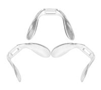 Healifty 3pcs Plastic U-shaped Nose Pads for Glasses Frame Supplies, Replaceable Eyeglass Nose Cushions with 5.5 * 1.5mm Clip, Comfortable Support for Daily Wear