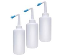 Healifty 3pcs Portable Nose Wash Bottle Cleaner with 300ml Capacity, Lightweight Plastic Design, Simple Operation for Effective Nasal Irrigation and Comfortable Nose Cleaning