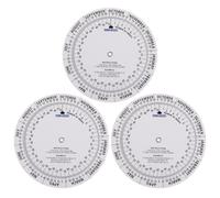 Healifty 3pcs Pregnancy Due Date Calculator Wheel Portable Gestation Calculator Dial with Sliding Function for Expecting Mothers Obstetricians Midwives Visual Timeline for Weekly Fetal