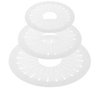 Healifty 3pcs Ribbon Rosette Maker Tool for Bow Making with Circular Plastic Template, Reusable Fast Bow Maker for Fabric Crafts and DIY Sewing Embellishments