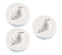 Healifty 3pcs Silicone Conch Mold Set for DIY Crafts and Decor, Easy to Use and Store, White Conch Shape Molds for Resin Casting and Soap Making