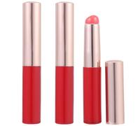 Healifty 3pcs Silicone Lip Brush Applicator Lipstick Gloss Wand Makeup Tools for Women Travel Use
