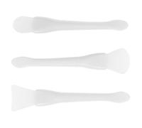 Healifty 3pcs Silicone Wax Applicator Spatulas Set with Irregular Shape, Sturdy Material and Practical Design, Portable Multi-use Wax Seal Stamp Cleaner for Convenient Home or Spa Use